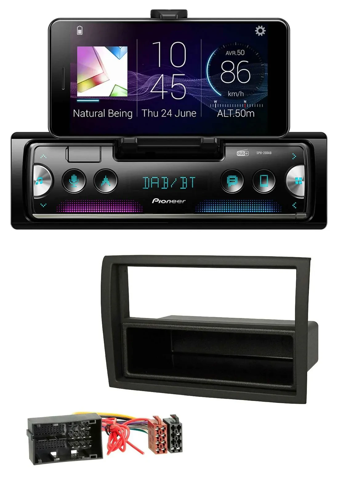 Pioneer USB MP3 Bluetooth DAB Autoradio für Fiat Ducato Citroen Jumper Peugeot B