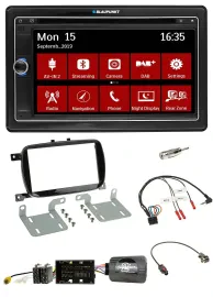 Blaupunkt Lenkrad DAB TMC 2DIN USB Bluetooth Navigation für 500 X ab 2016 Faceli