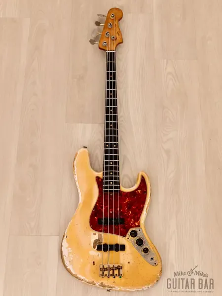 Бас-гитара Fender Jazz Bass JJ Olympic White w/case USA 1964