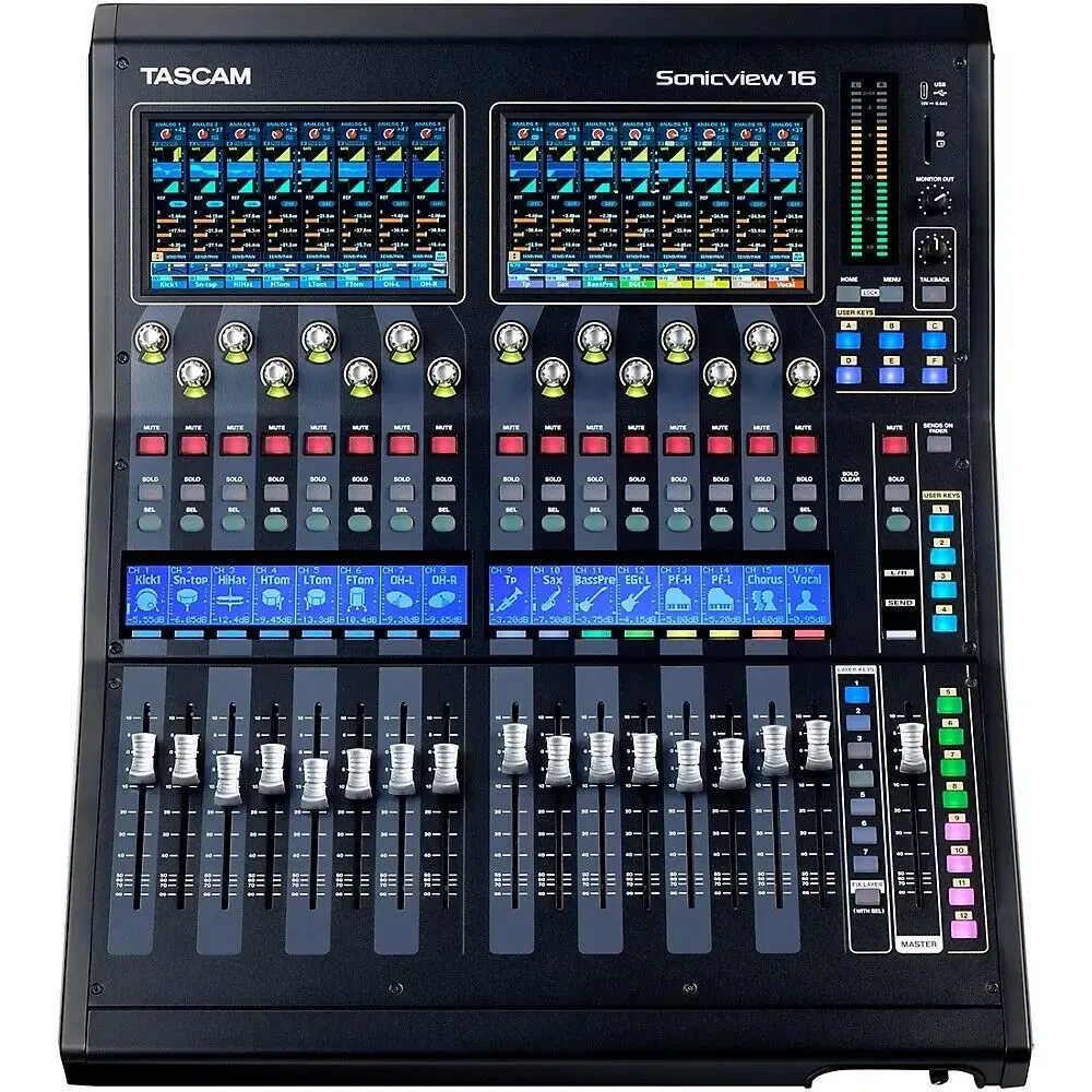 Цифровой микшер Tascam Sonicview 16XP 16-Channel Multi-Track Recording & Digital Mixer