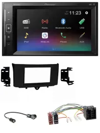 Pioneer DAB MP3 2DIN Bluetooth USB Autoradio für Smart ForTwo 10-15 ISO Profiver