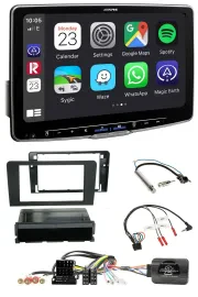 Alpine Lenkrad USB Bluetooth DAB Autoradio für Audi A3 Symphony ISO 8P 2003-2006