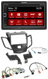 Blaupunkt Lenkrad DAB TMC 2DIN USB Bluetooth Navigation für Ford Fiesta 10-17 sc