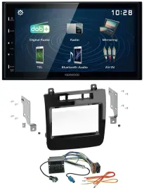 Kenwood 2DIN Bluetooth MP3 USB DAB Autoradio für VW Touareg (2010-2014)