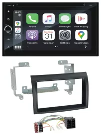 Автомагнитола Blaupunkt 2-DIN Bluetooth DAB USB DVD MP3 для Fiat Ducato 2006–2011 Citroen