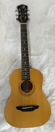 Luna Guitars Luna Safari Mahogany Top 3/4 Travel Size Acoustic/Electric Guitar - # SAF MAH