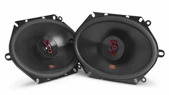 2) JBL Stage3 8627 250W Peak 6"x 8" 2-Way Coaxial Car Audio Speakers