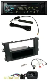 Автомагнитола Pioneer CD/MP3, DAB, USB для Toyota Auris 2007–2011, черный