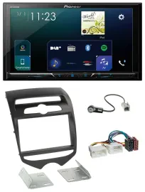 Автомагнитола Pioneer для Hyundai ix20 (с 2010, ручной климат-контроль) 2DIN, Bluetooth, USB, DAB