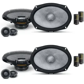 Alpine R2-S69C 200W RMS 6x9" Component Car Speakers (2 Pairs)
