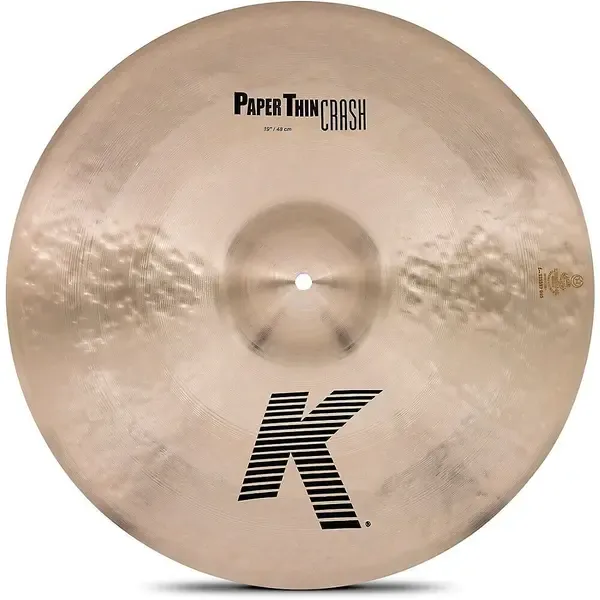 Тарелка барабанная Zildjian 19" K Paper Thin Crash