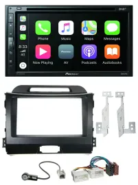 Pioneer DVD 2DIN MP3 DAB Bluetooth USB Autoradio für Kia Sportage 3 10-15 SL sch