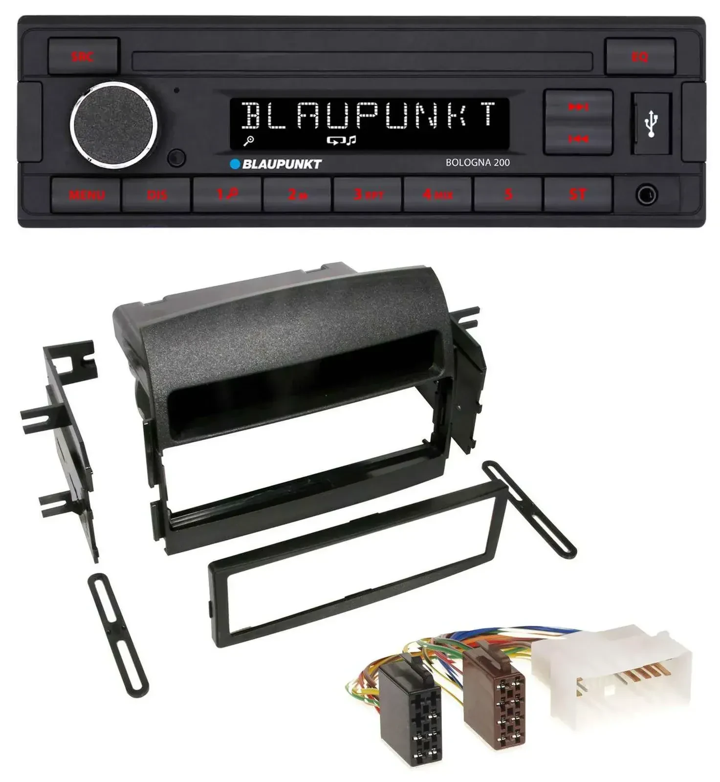 Blaupunkt MP3 AUX USB 1DIN Autoradio für Hyundai Sonata (NF, 2005-2008)