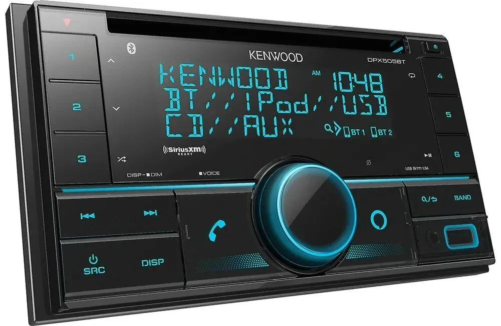 Автомагнитола Kenwood DPX505BT 2 DIN, CD/цифровой медиа-ресивер