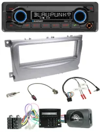 Автомагнитола Blaupunkt для Ford Galaxy/C-Max/Focus Bluetooth, USB, поддержка кнопок на руле, CAN-Bus