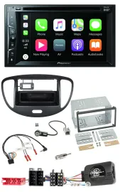 Pioneer Lenkrad USB DVD Bluetooth DAB 2DIN Autoradio für Hyundai i10 2009-2013 s