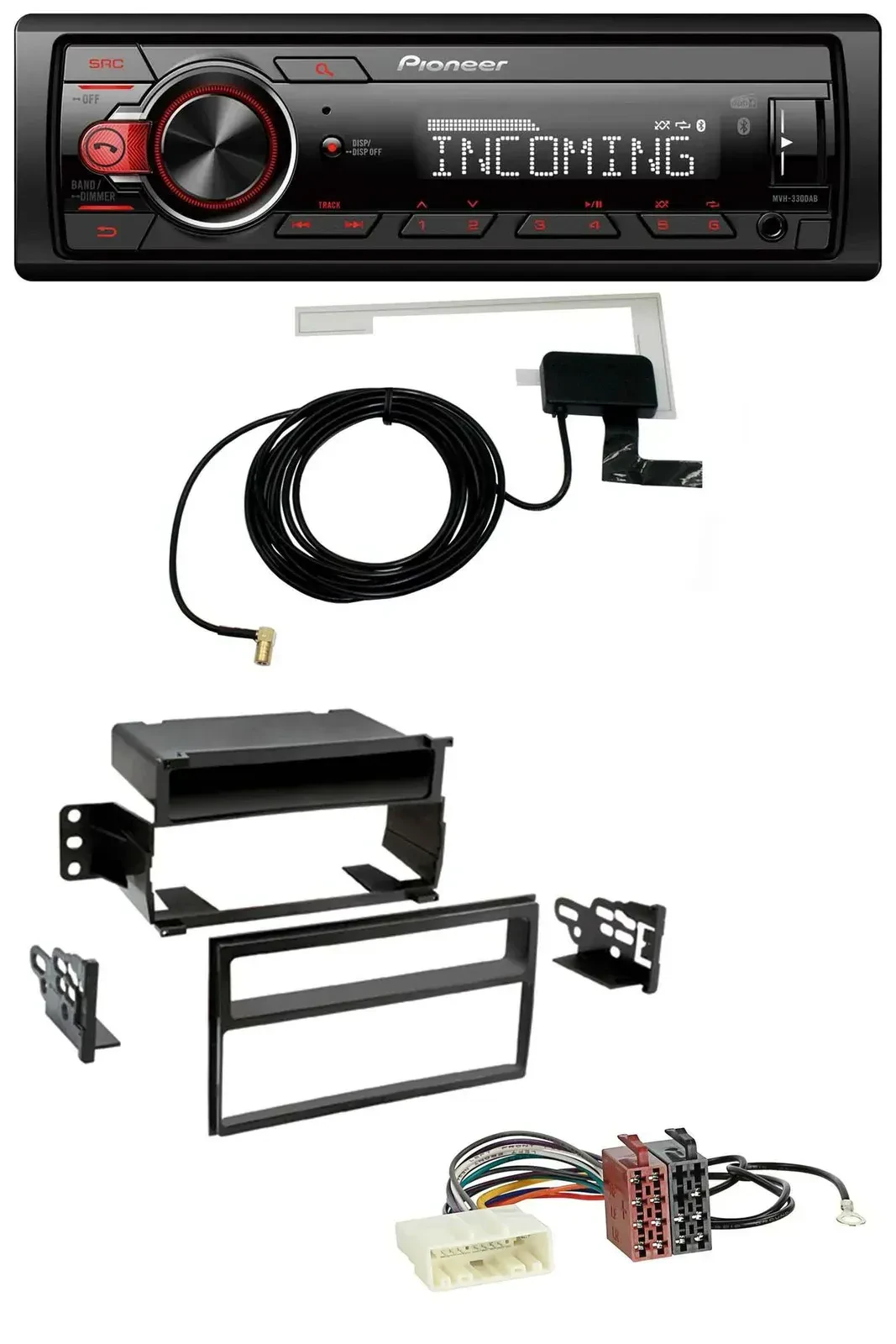 Автомагнитола Pioneer MP3/CD/DAB/USB/AUX для Nissan Versa/Tiida (с 2007)