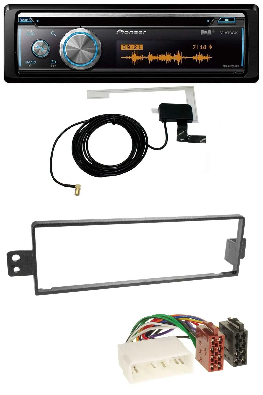 Pioneer Bluetooth DAB MP3 USB CD Autoradio für SsangYong Rexton