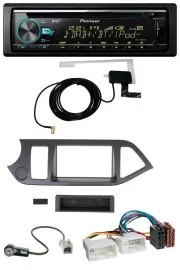 Pioneer MP3 AUX CD USB DAB Autoradio für Kia Picanto ab 2011 ohne Start-Stop