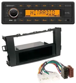 Автомагнитола для Toyota Auris Continental 1-DIN DAB, MP3, AUX, USB