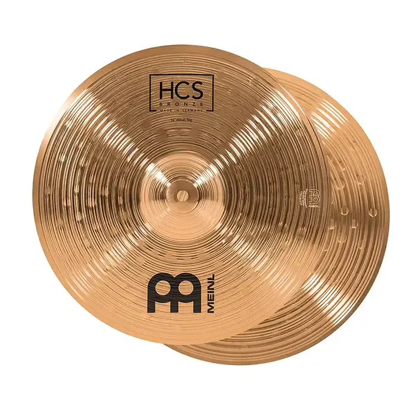 Тарелка барабанная MEINL 14" HCS Bronze Hi-Hat (пара)
