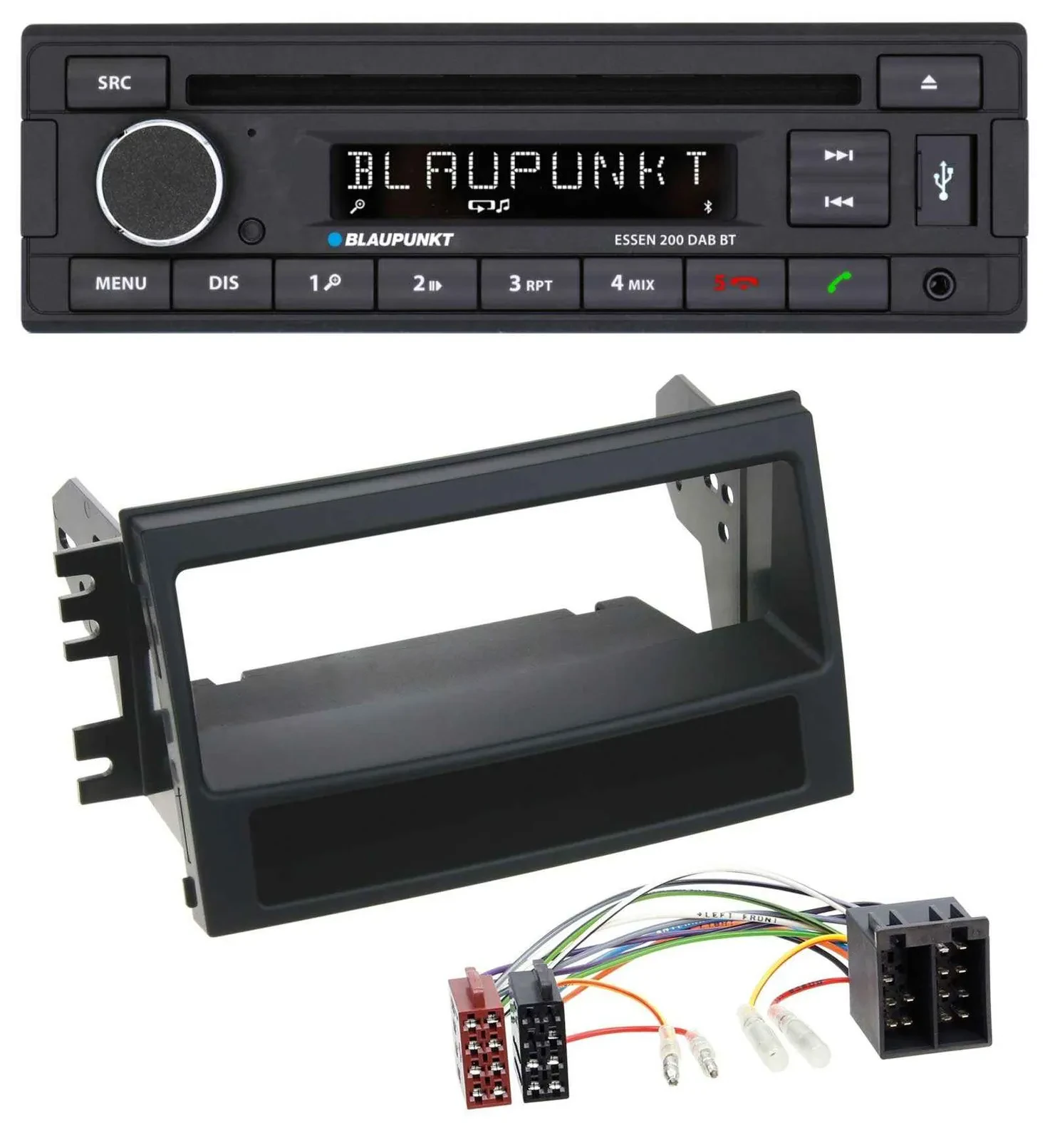 Blaupunkt USB MP3 Bluetooth DAB CD Autoradio für Kia Soul (AM, 2008-2011)