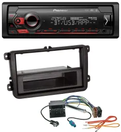Pioneer MP3 USB DAB Bluetooth Autoradio für VW Sharan ab 10 Tiguan ab 07 Touran