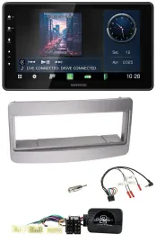 Автомагнитола для Toyota RAV4 2001–2006 Kenwood Bluetooth, USB, DAB, поддержка управления на руле, тёмно-серебристый