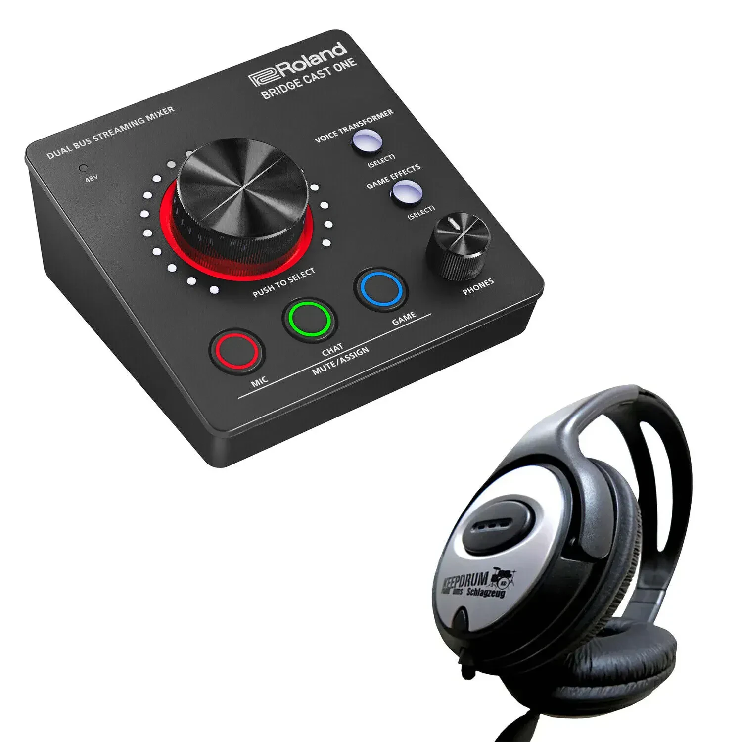Микшер для стриминга Roland Bridge Cast One Dual Bus (с наушниками)