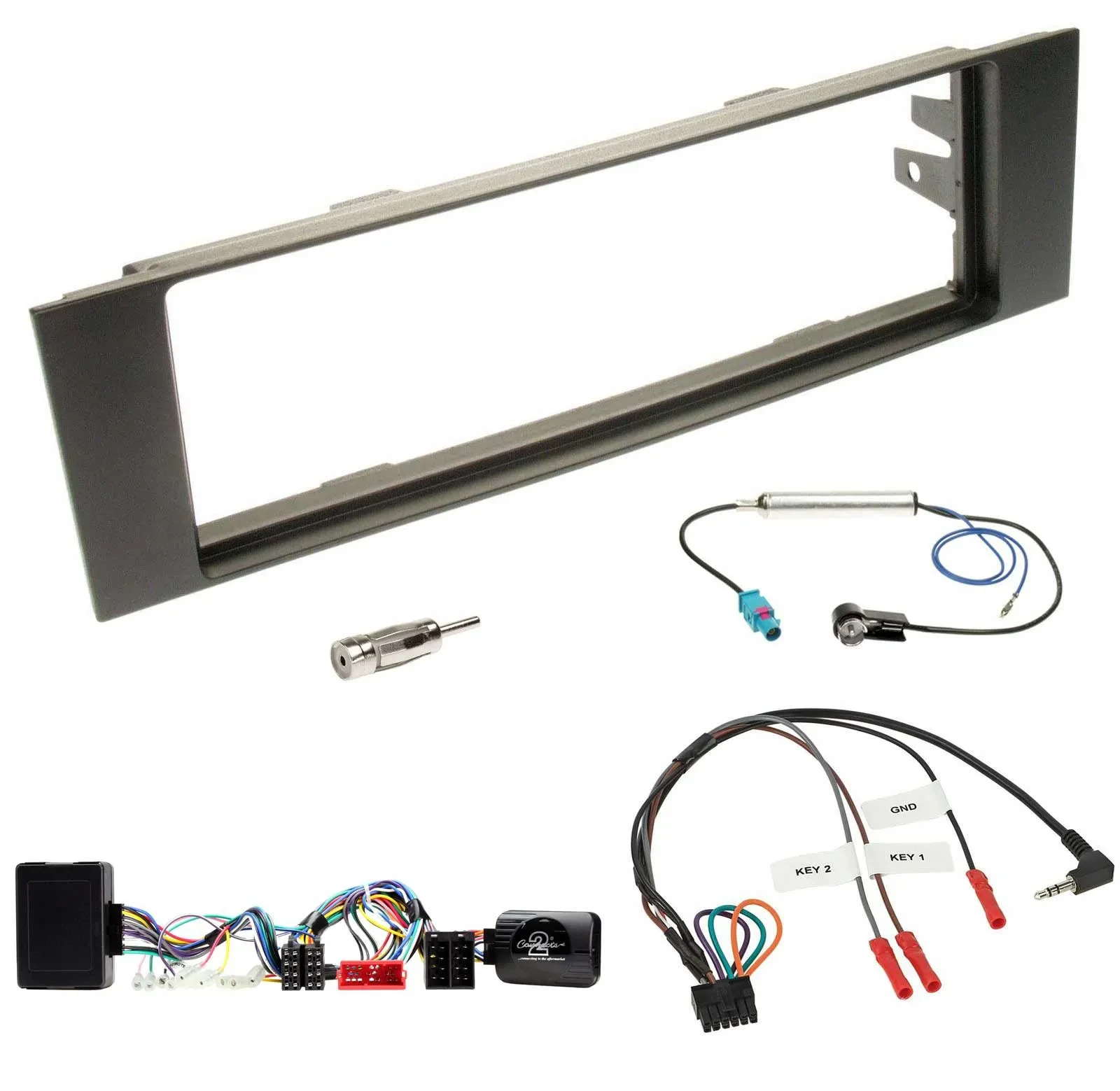 Einbauset Lenkradadapter DIN Autoradio für Audi A3 03-06 vollaktiv