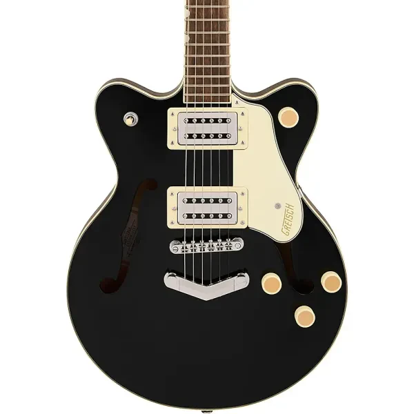 Gretsch G2655 Streamliner Center Block Jr. Double-Cut V-Stoptail Guitar Black