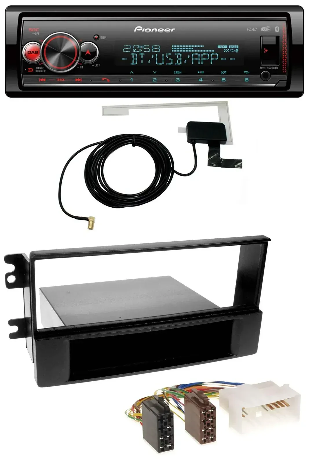 Автомагнитола Pioneer Bluetooth DAB USB MP3 для Kia Sportage (с 2005)