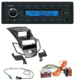Автомагнитола для Ford Fiesta 2008–2010 VDO Bluetooth, USB, AUX, MP3, черная