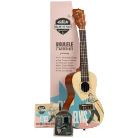 KALA KALA-LTP-C-ERB - Kala Learn To Play Elvis Rockabilly, Concert Ukulele Start