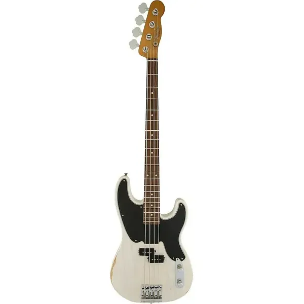 Бас-гитара Fender Mike Dirnt Roadworn Precision Bass Rosewood FB White Blonde