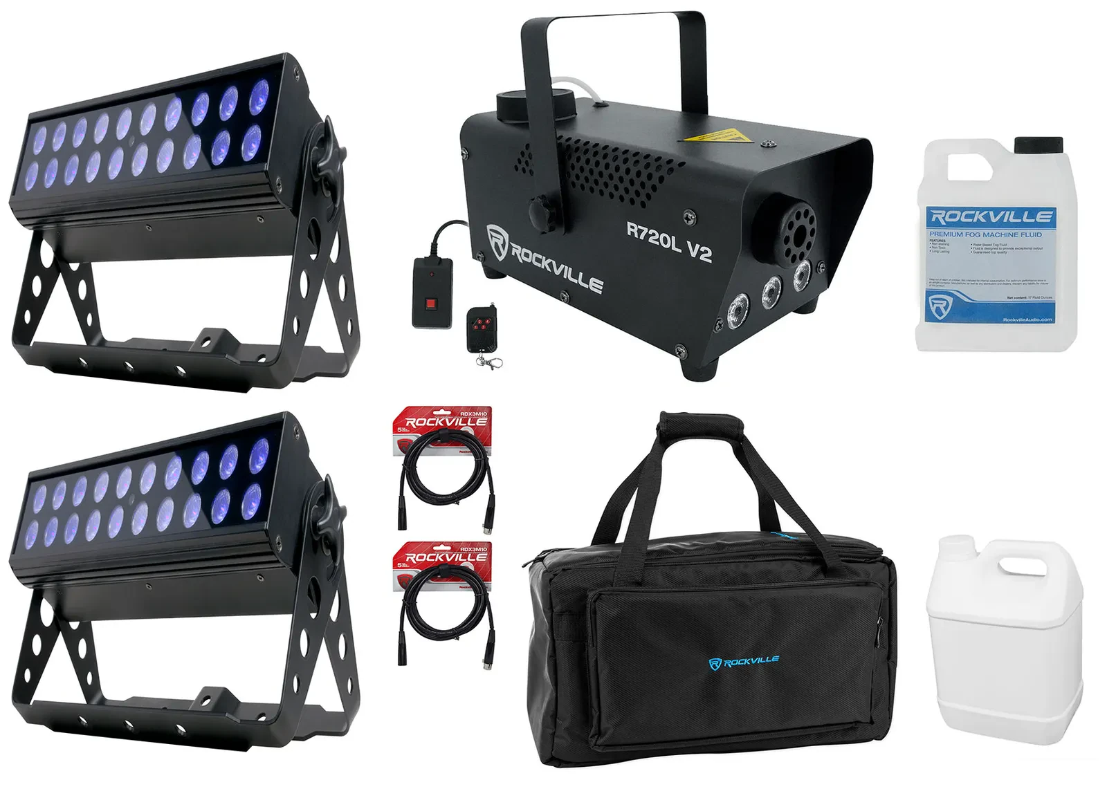 Комплект светового оборудования American DJ UV LED BAR20 IR+R720L V2+BAG1200-1