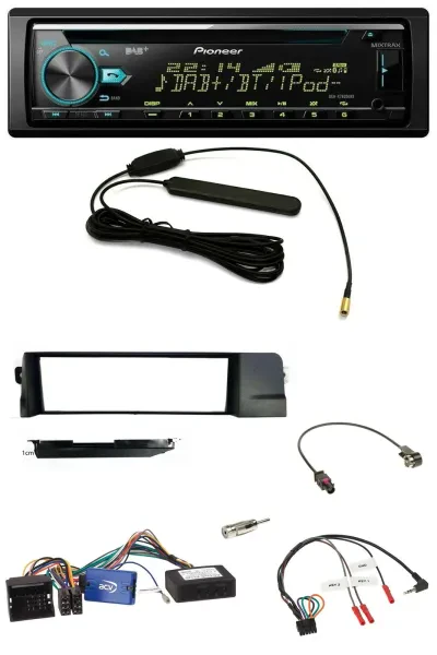 Pioneer CD MP3 Lenkrad DAB USB Autoradio für BMW 3er 01-07 E46 schwarz HQ