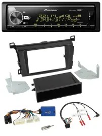 Автомагнитола для Toyota RAV4 (с 2013) Pioneer Bluetooth, USB, DAB, поддержка кнопок на руле