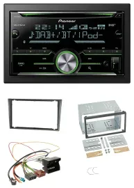 Pioneer Bluetooth MP3 DAB 2DIN USB CD Autoradio für Opel Corsa C Quadlock 2000-2