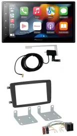 Pioneer MP3 USB Bluetooth DAB 2DIN Autoradio für Mercedes C-Klasse CLK Viano Vit