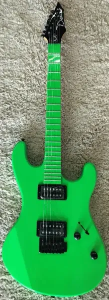 Электрогитара Dean Guitars Custom Zone 80s Style Nuclear Green