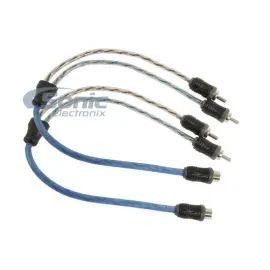 NVX XIV2M V-Series: 2-pack of 1 Female, 2 Male Y-Adapter RCA Audio Interconnect