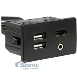 Axxess AX-FDUSBAUX Knockout Replacement Panel for Select 2015-16 Ford Vehicles