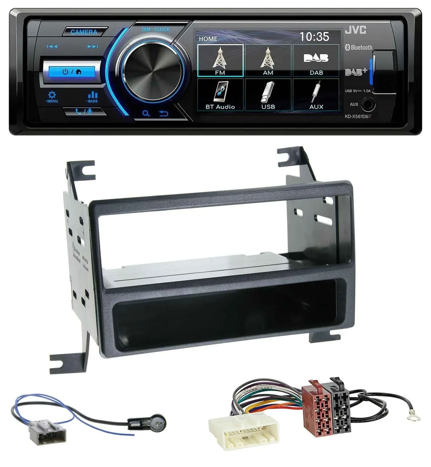 JVC Bluetooth MP3 USB DAB Autoradio für Nissan Juke (J15, 2010-2014)