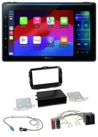 Pioneer Bluetooth DAB MP3 USB Autoradio für Alfa Giulietta ab 2013 ISO piano-sch