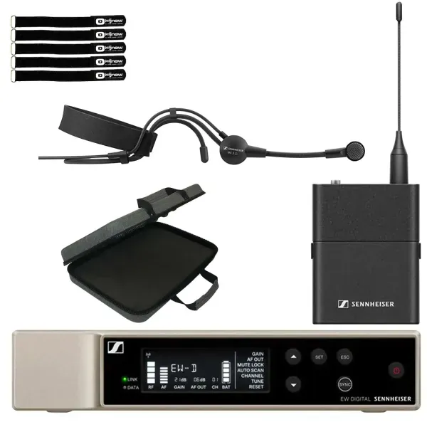 Sennheiser EW-D ME3 SET Digital Wireless Lavalier Microphone System Q1-6 w Case