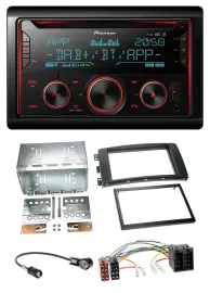 Pioneer 2DIN DAB MP3 Bluetooth USB CD Autoradio für Smart ForFour 04-06 ForTwo 0