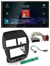 JVC USB Bluetooth 2DIN DAB MP3 Autoradio für Mitsubishi ASX 2010-2014