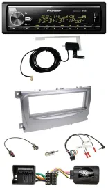 Автомагнитола Pioneer Bluetooth DAB USB, совместимая с кнопками на руле, для Ford Galaxy/C-Max (с 2007)/Focus