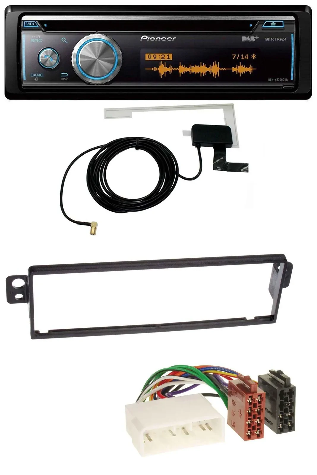 Pioneer Bluetooth DAB MP3 USB CD Autoradio für Chevrolet Kalos KLAS 2004-2007